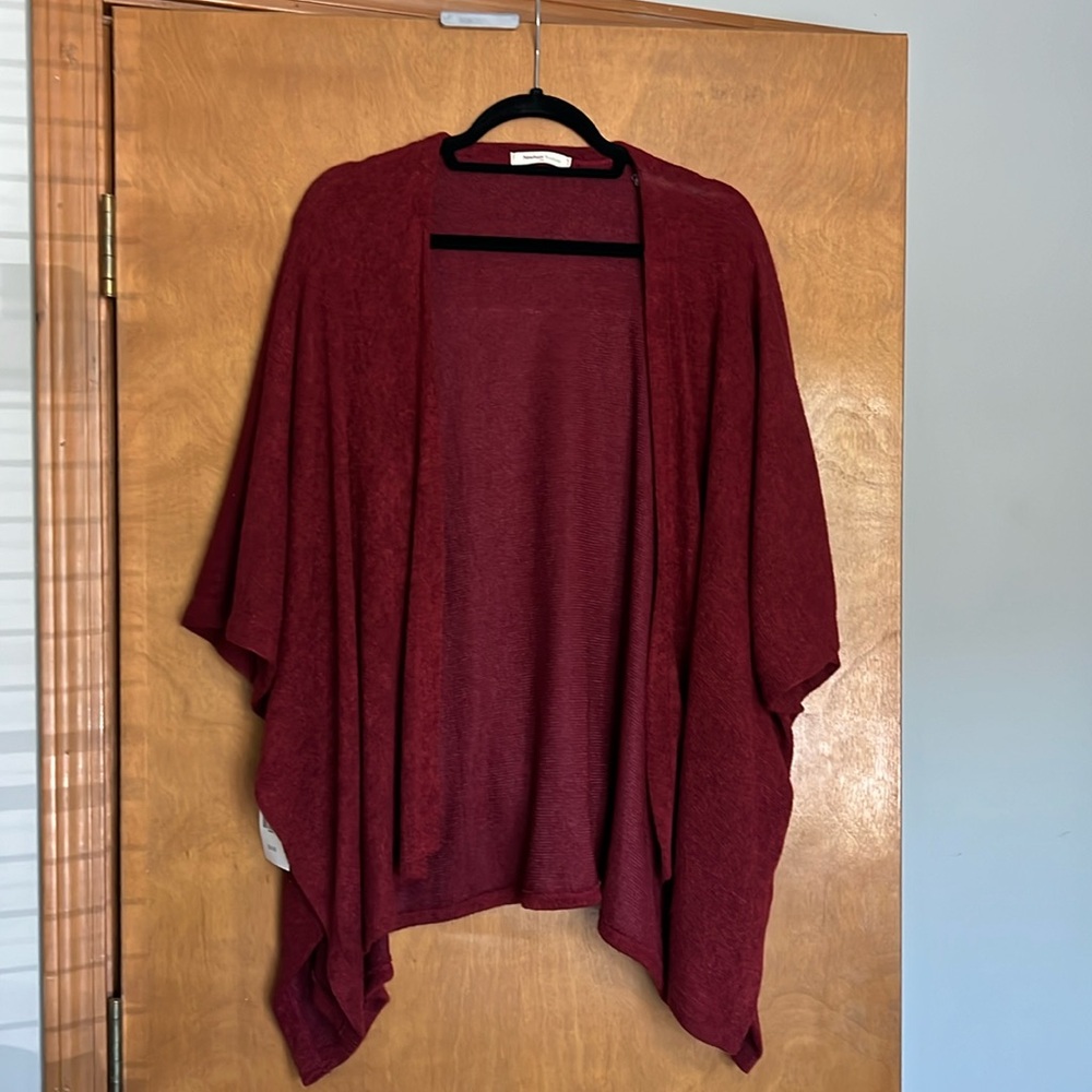 Red Open Front Kimono